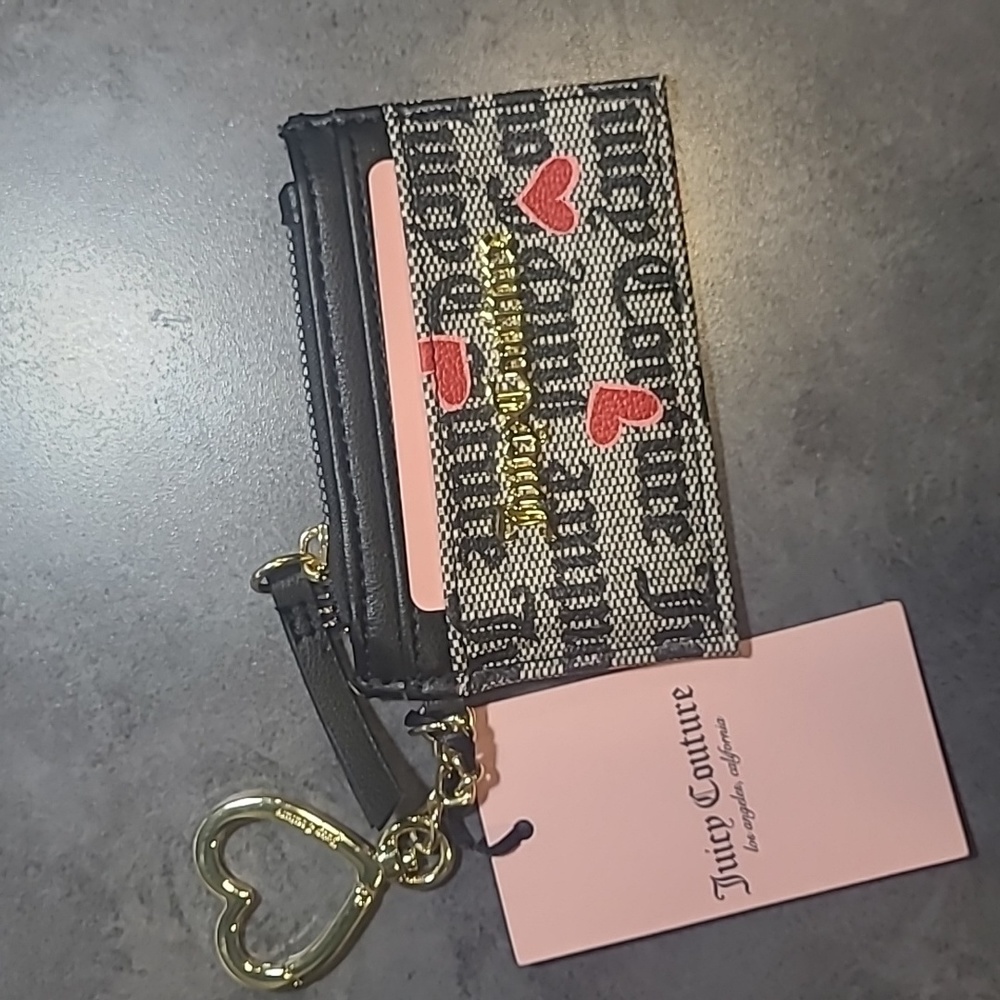 Juicy Couture Heart card holder